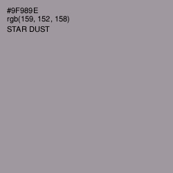 #9F989E - Star Dust Color Image
